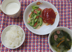 ポーク＆チキンハンバーグ